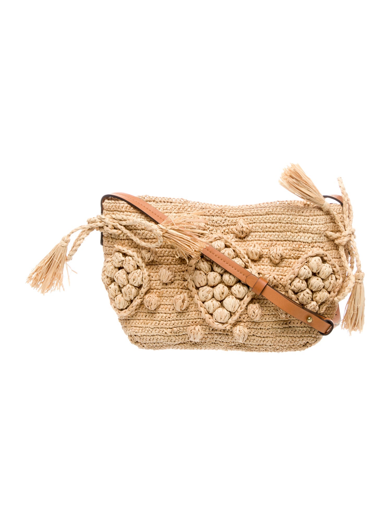 Gerard Darel Raffia Crossbody Bag w/ Tags