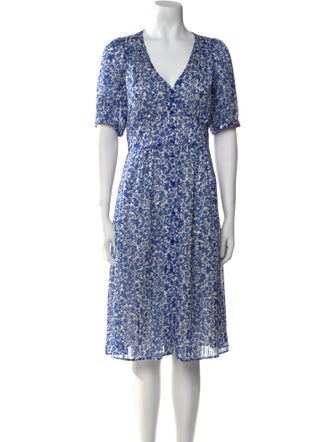 Gerard Darel Floral Print Knee-Length Dress