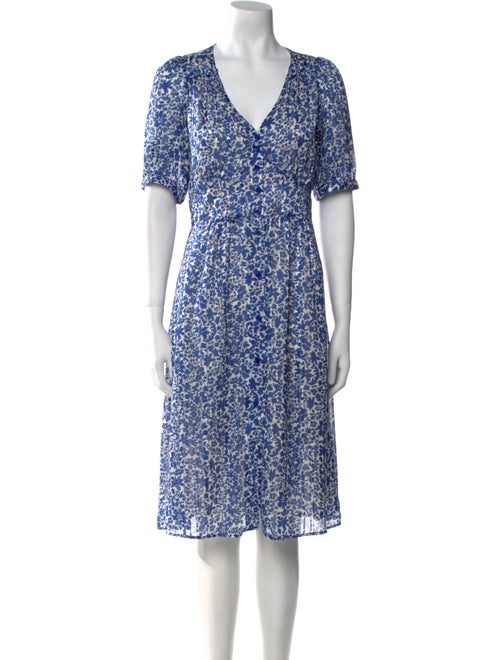 Gerard Darel Floral Print Knee-Length Dress