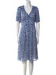 Gerard Darel Floral Print Knee-Length Dress