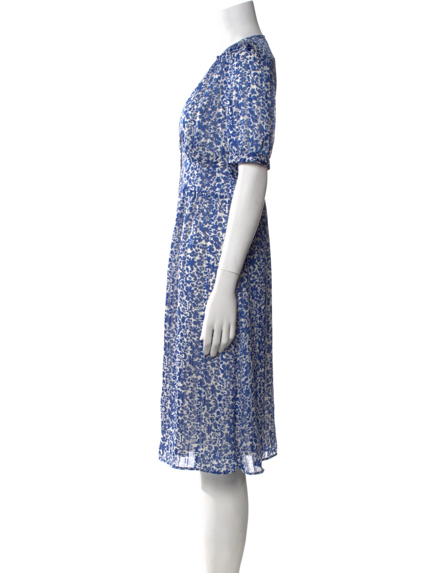Gerard Darel Floral Print Knee-Length Dress