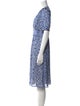 Gerard Darel Floral Print Knee-Length Dress