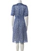 Gerard Darel Floral Print Knee-Length Dress