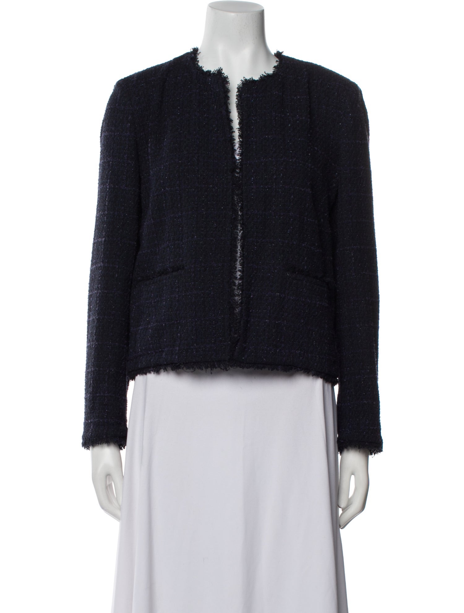 Gerard Darel Tweed Pattern Evening Jacket