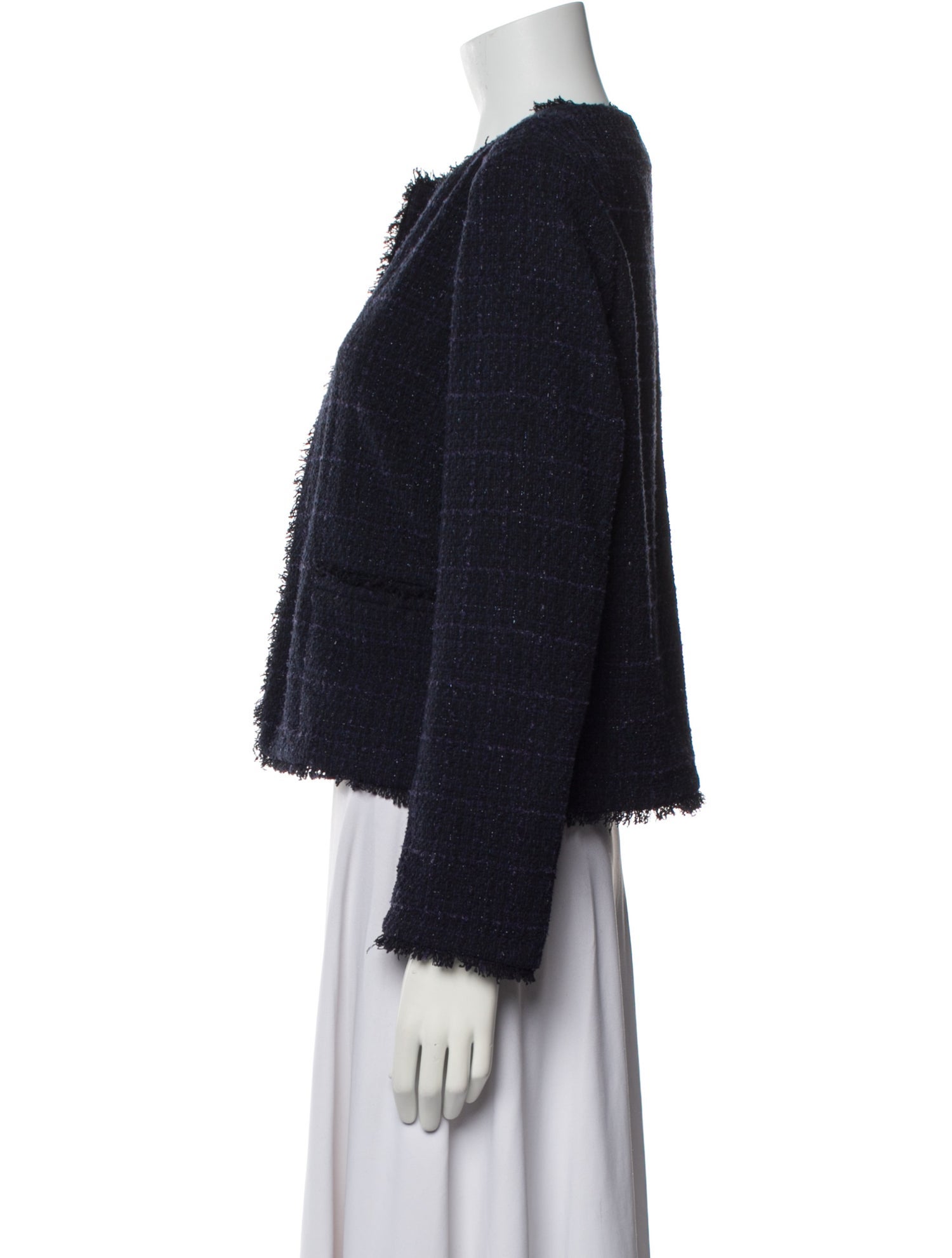 Gerard Darel Tweed Pattern Evening Jacket