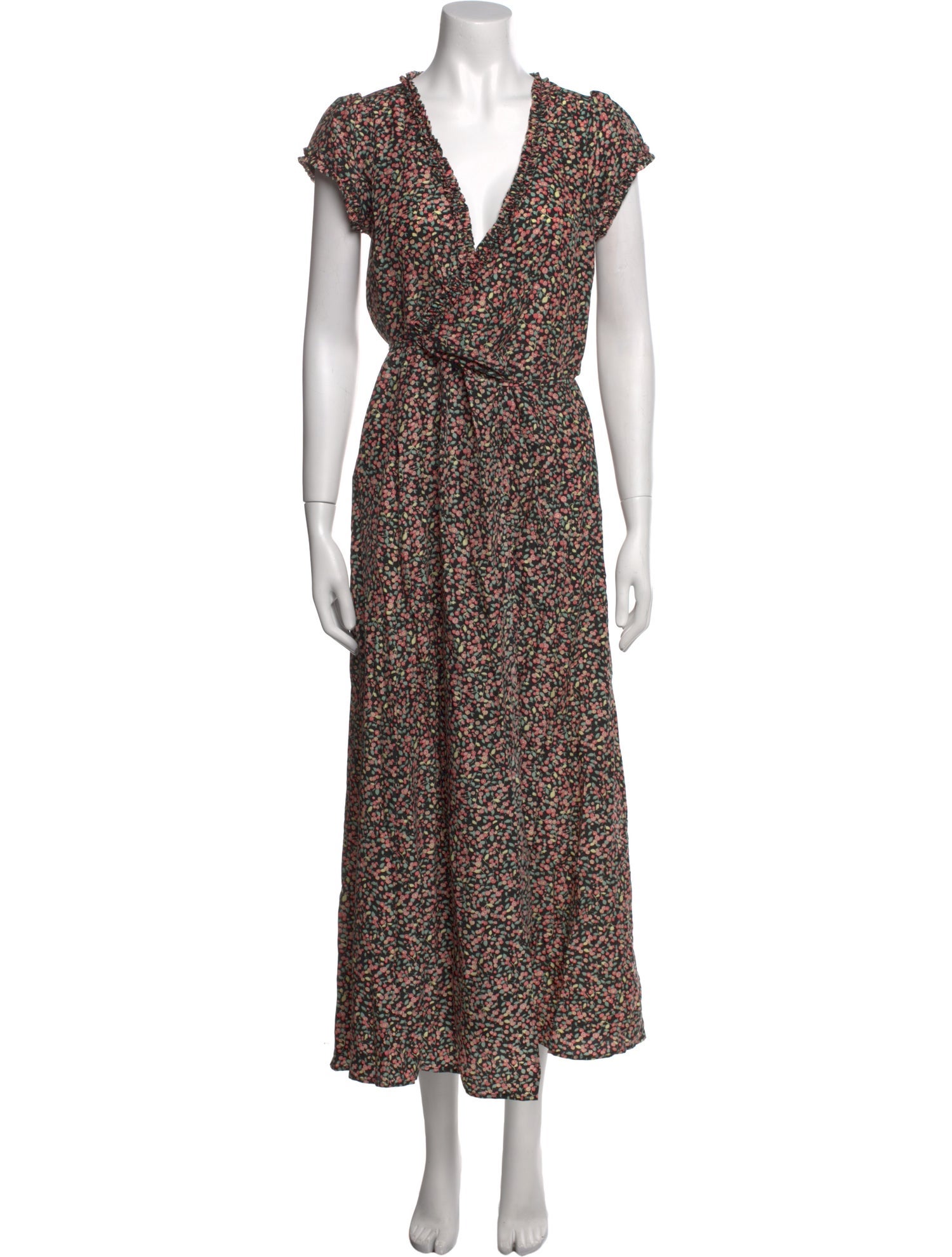 Gerard Darel Silk Long Dress