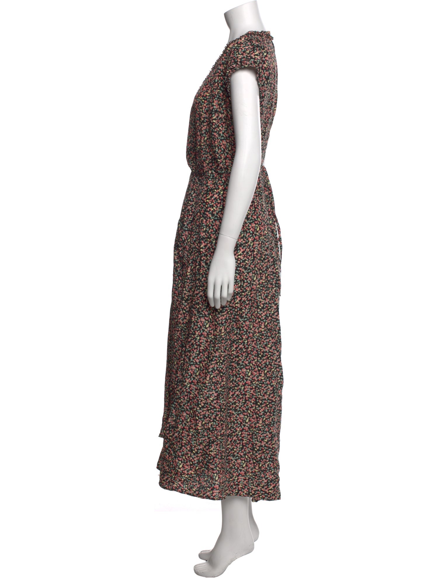Gerard Darel Silk Long Dress