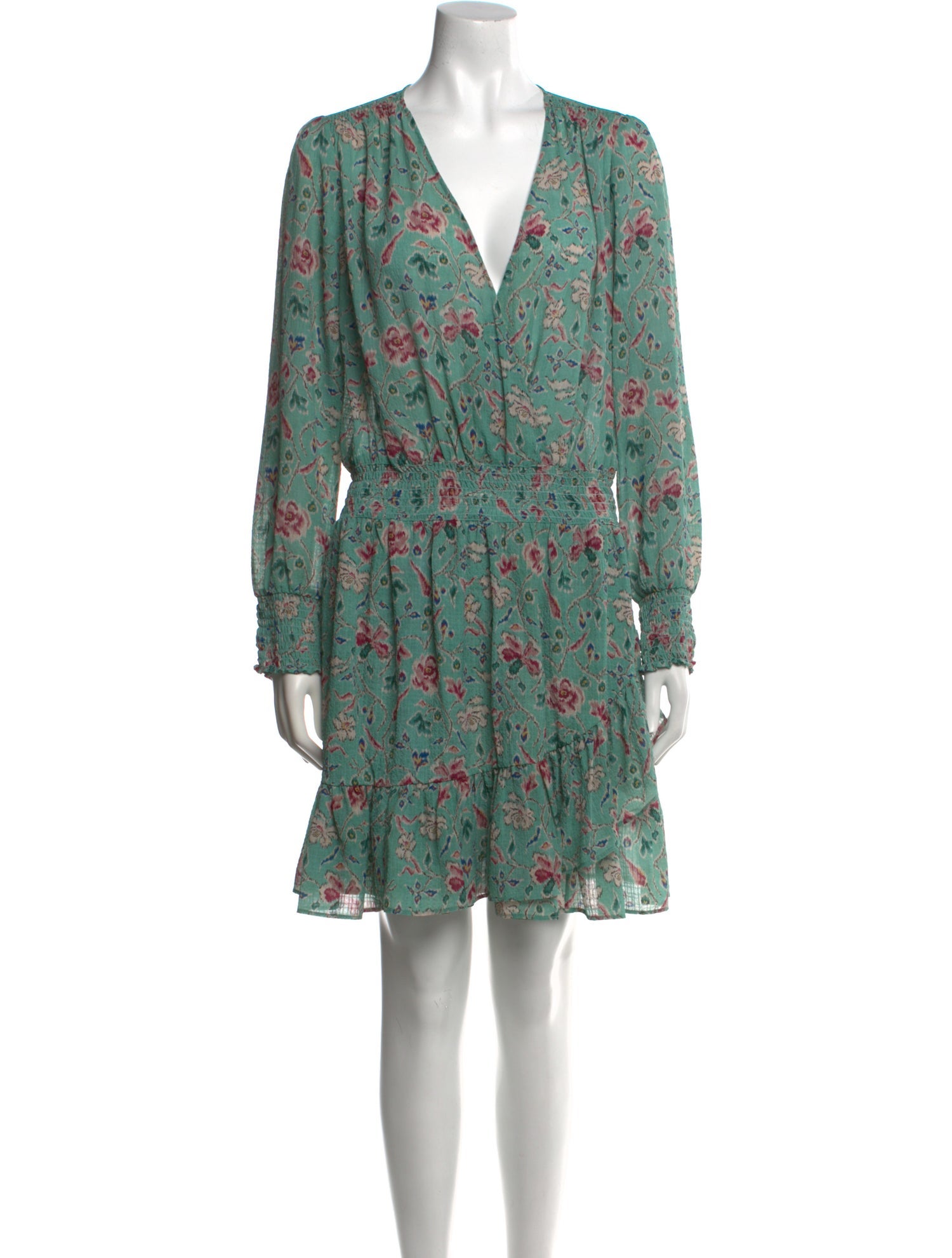 Gerard Darel Floral Print Mini Dress