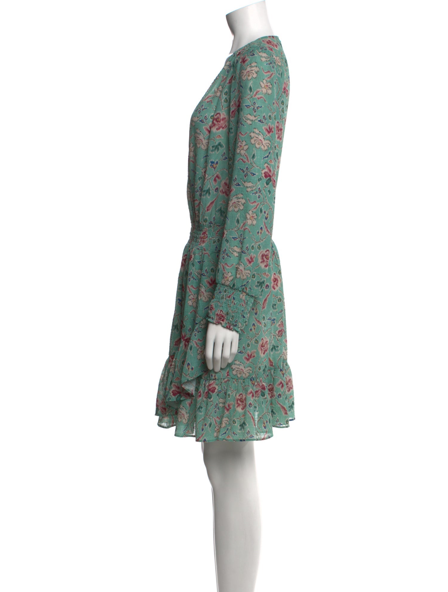 Gerard Darel Floral Print Mini Dress