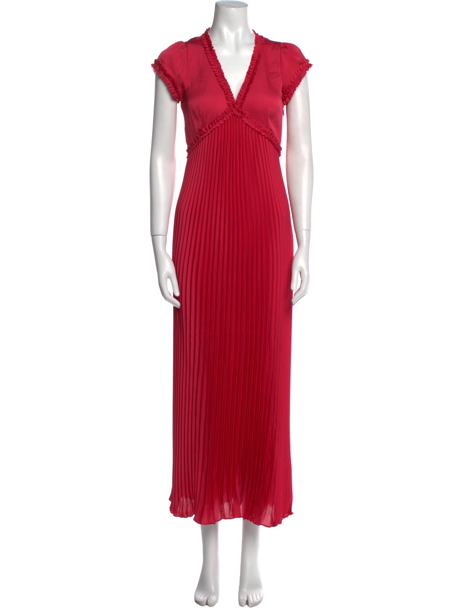Gerard Darel V-Neck Long Dress
