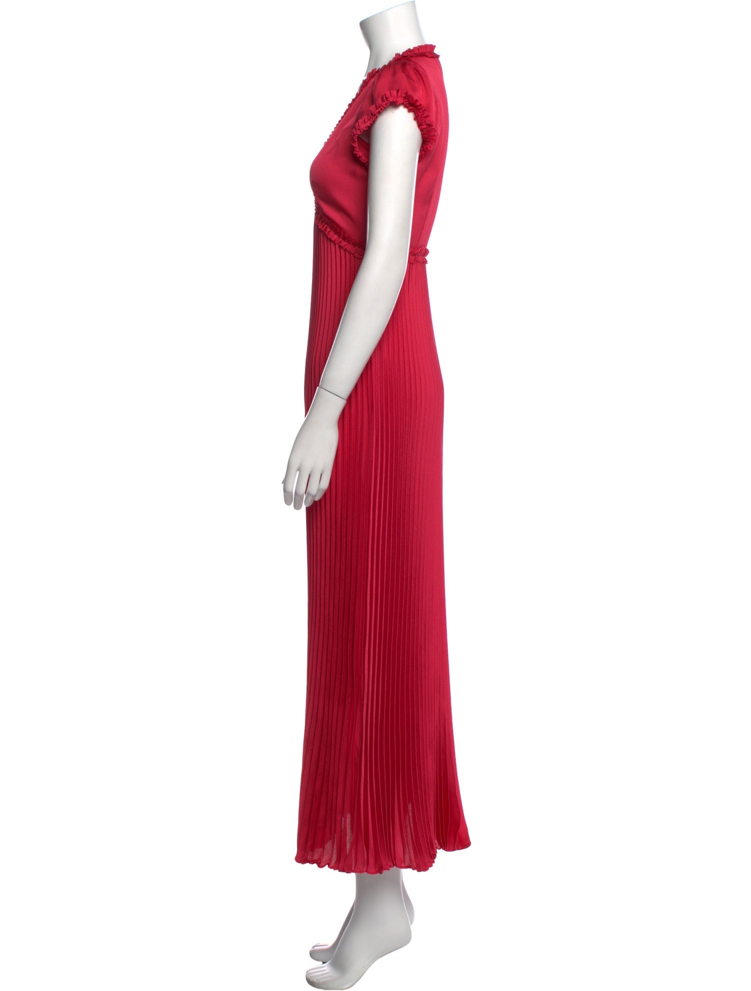 Gerard Darel V-Neck Long Dress