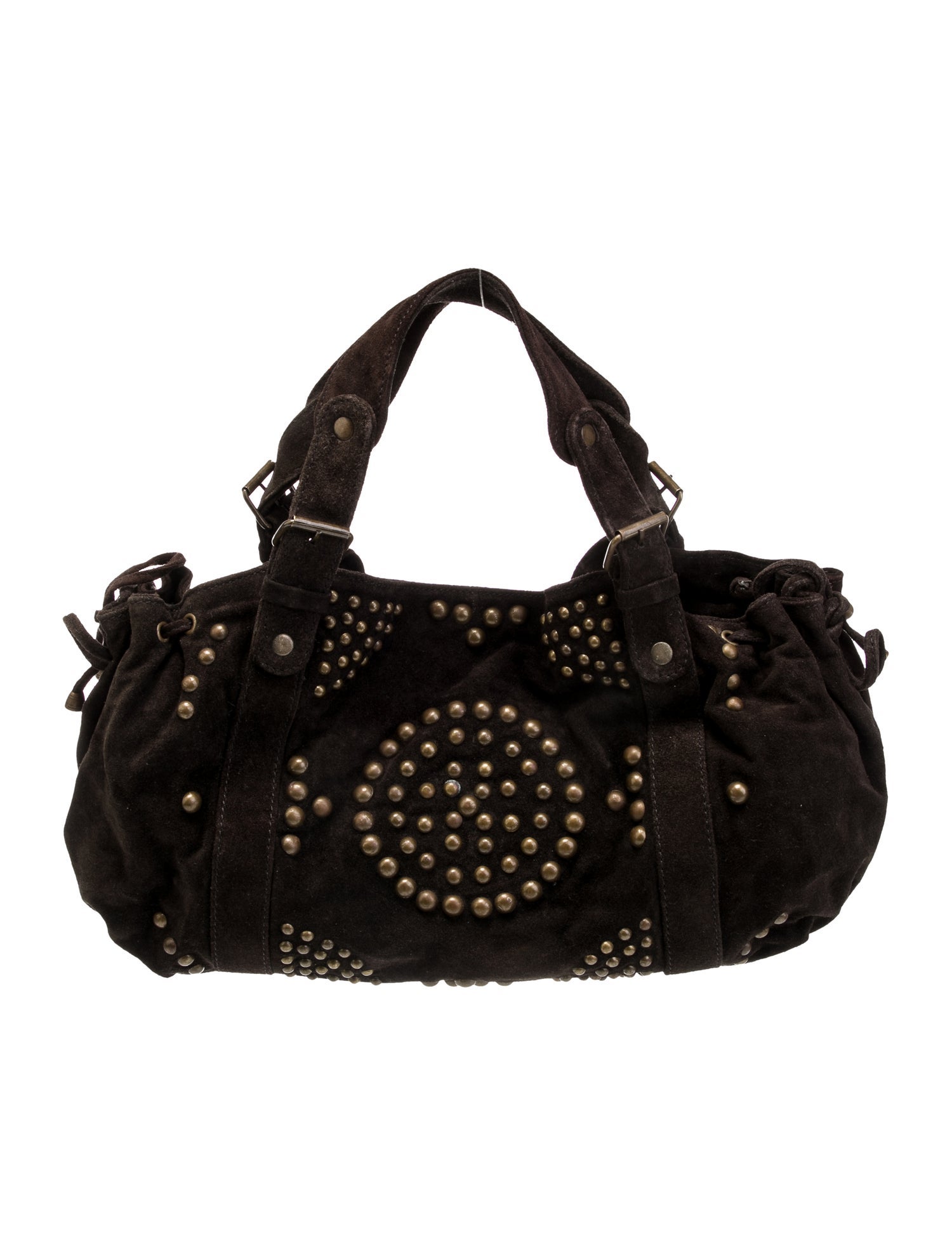 Gerard Darel Suede Shoulder Bag