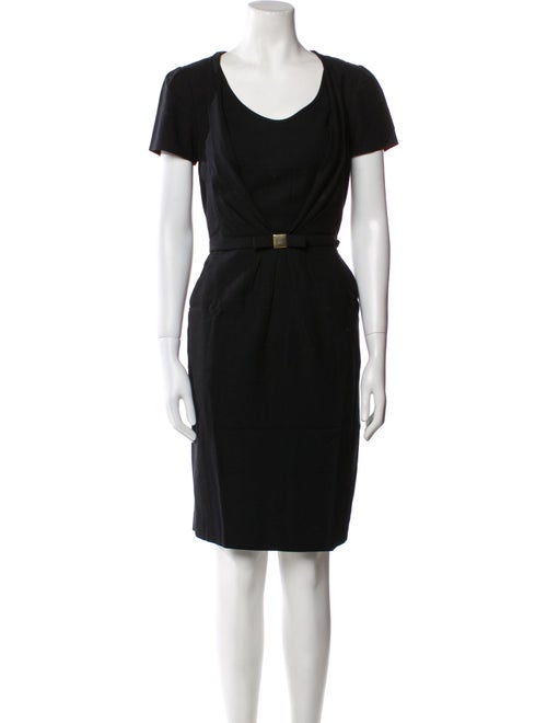 Gerard Darel Scoop Neck Knee-Length Dress