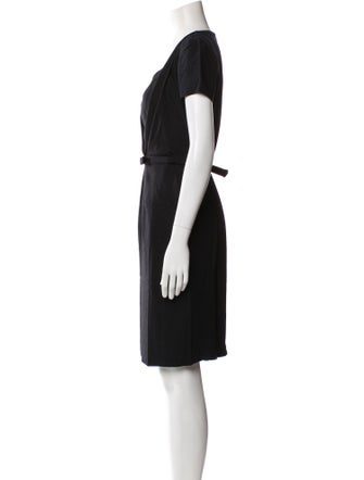 Gerard Darel Scoop Neck Knee-Length Dress