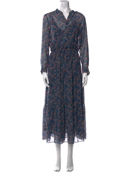 Gerard Darel Floral Print Long Dress