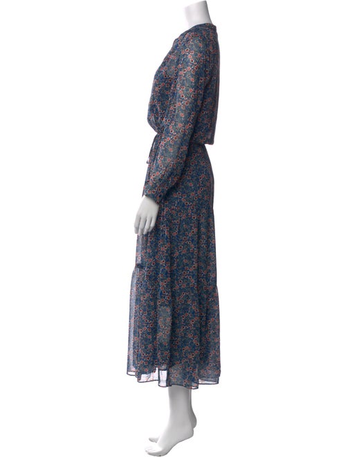 Gerard Darel Floral Print Long Dress