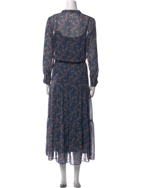 Gerard Darel Floral Print Long Dress