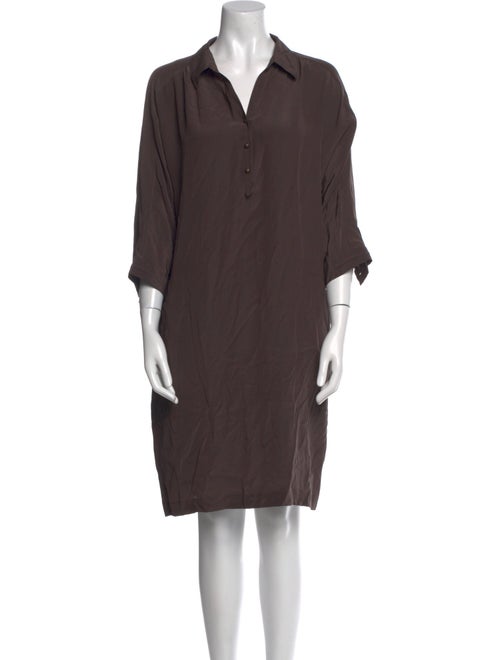 Gerard Darel Silk Knee-Length Dress