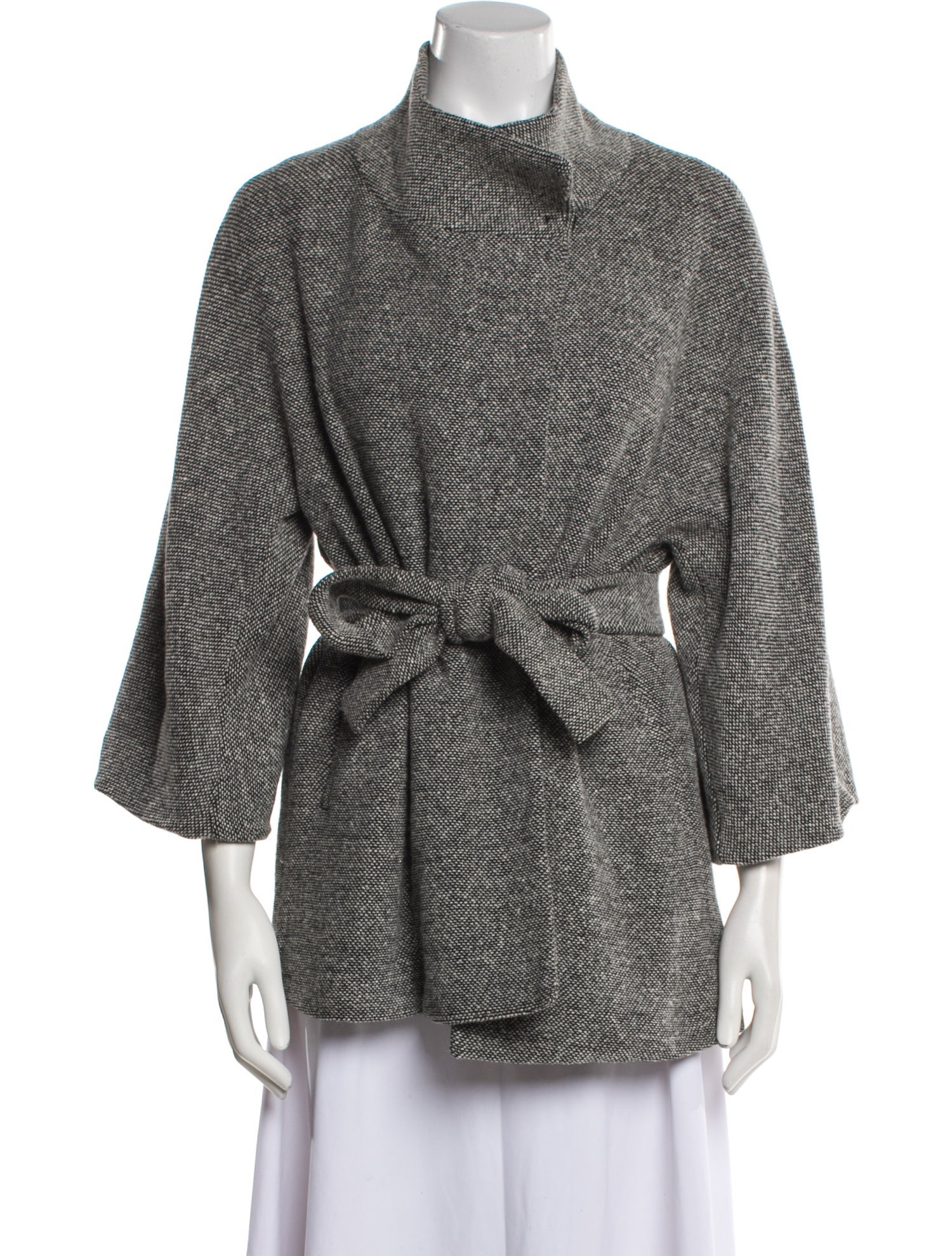 Gerard Darel Virgin Wool Printed Coat
