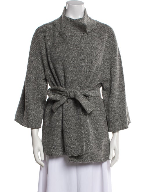 Gerard Darel Virgin Wool Printed Coat