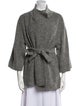 Gerard Darel Virgin Wool Printed Coat