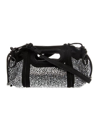 Gerard Darel Suede Top Handle Bag