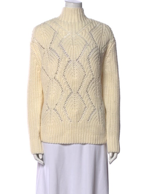 Gerard Darel Wool Mock Neck Sweater