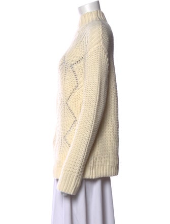 Gerard Darel Wool Mock Neck Sweater