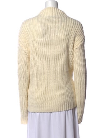 Gerard Darel Wool Mock Neck Sweater