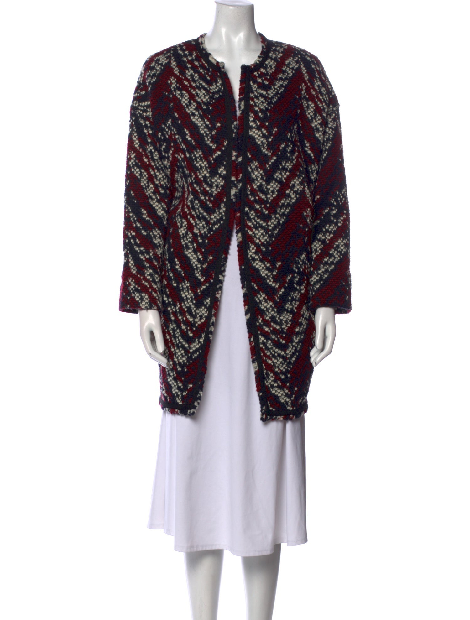 Gerard Darel Animal Print Crew Neck Sweater