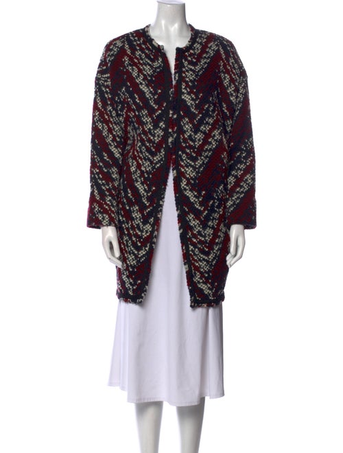 Gerard Darel Animal Print Crew Neck Sweater