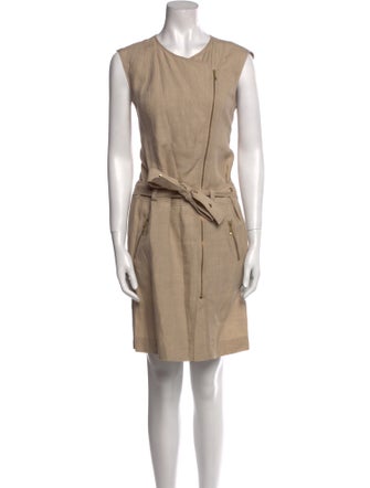 Gerard Darel Linen Knee-Length Dress