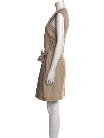 Gerard Darel Linen Knee-Length Dress