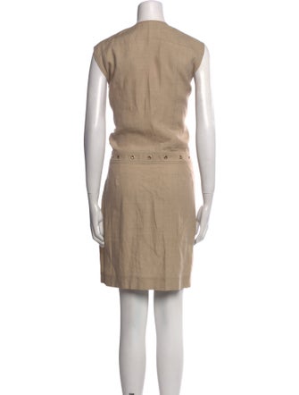 Gerard Darel Linen Knee-Length Dress