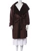 Gerard Darel Faux Leather Faux Fur Coat