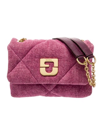 Gerard Darel Tweed Shoulder Bag