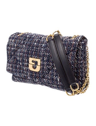Gerard Darel Tweed Shoulder Bag