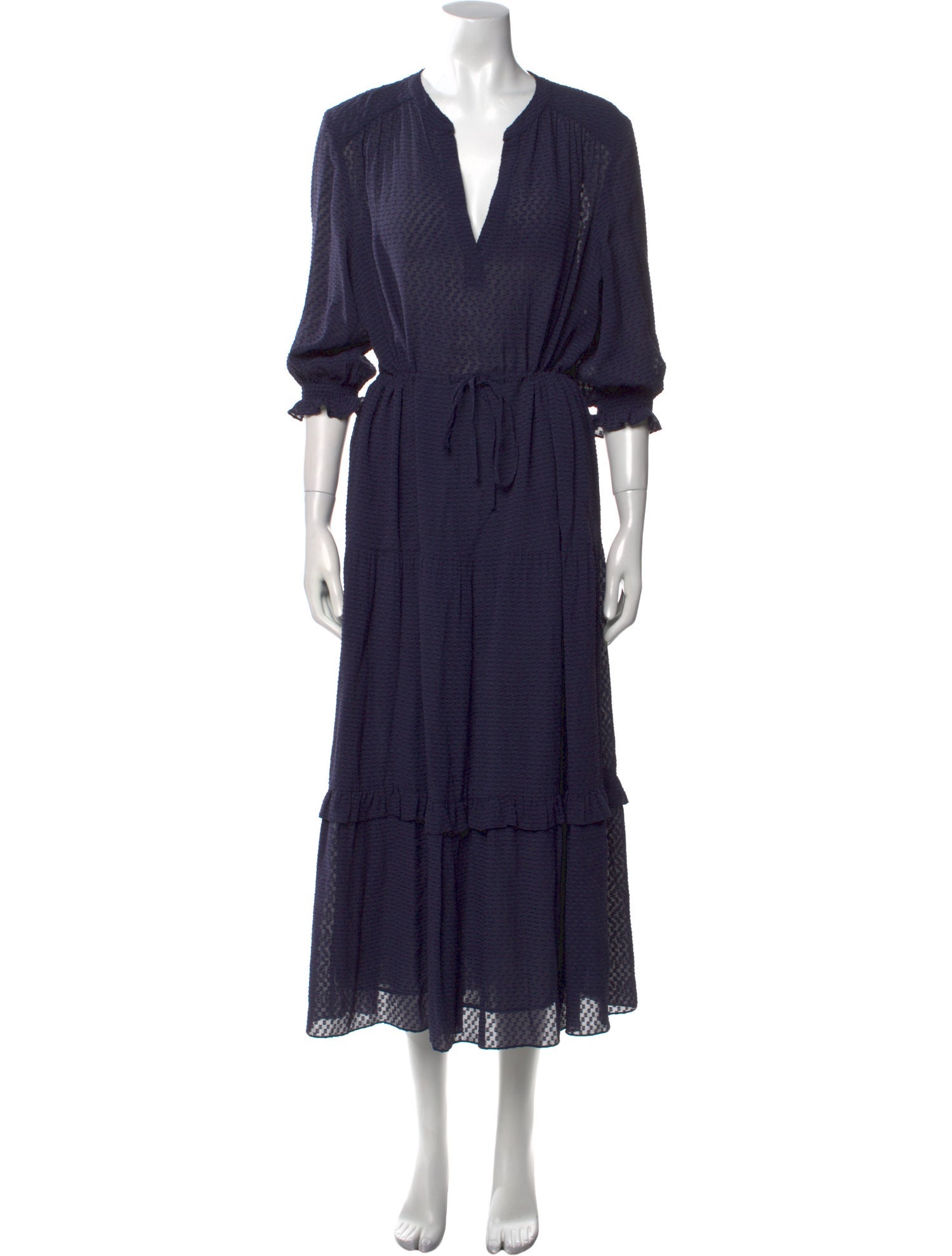 Gerard Darel V-Neck Long Dress