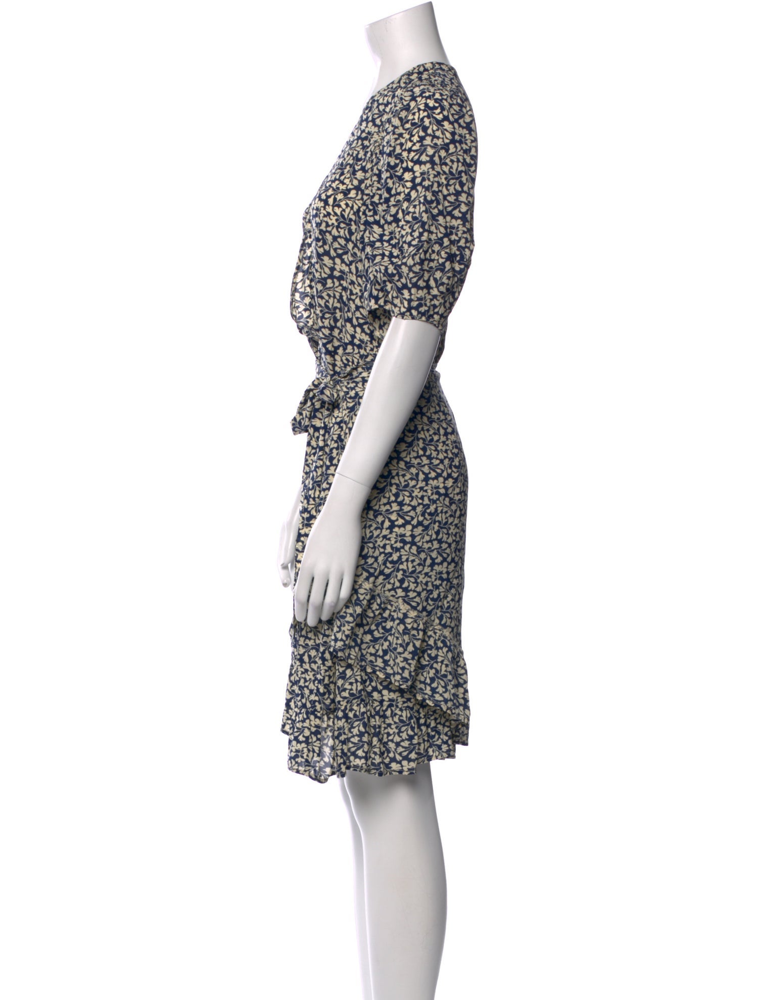 Gerard Darel Floral Print Midi Length Dress