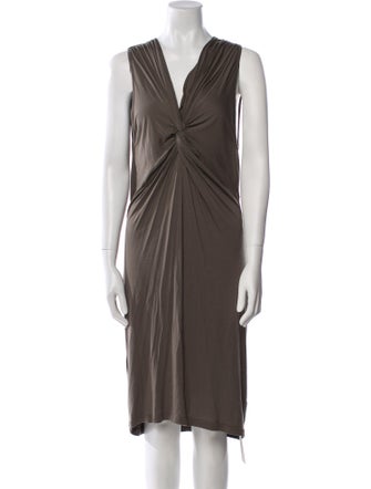Gerard Darel V-Neck Knee-Length Dress