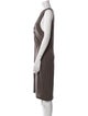 Gerard Darel V-Neck Knee-Length Dress