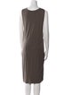 Gerard Darel V-Neck Knee-Length Dress