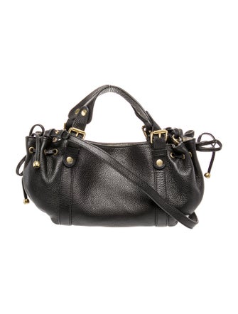 Gerard Darel Leather Top Handle Bag