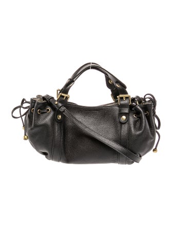 Gerard Darel Leather Top Handle Bag