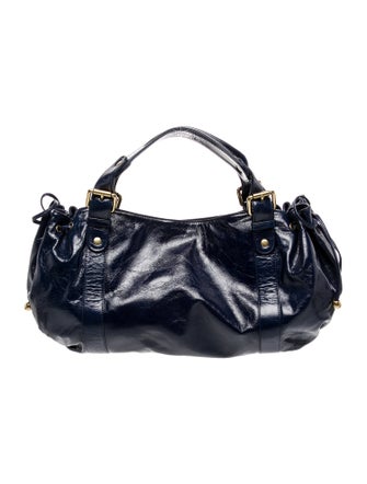 Gerard Darel Leather Top Handle Bag