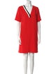 Gerard Darel V-Neck Knee-Length Dress