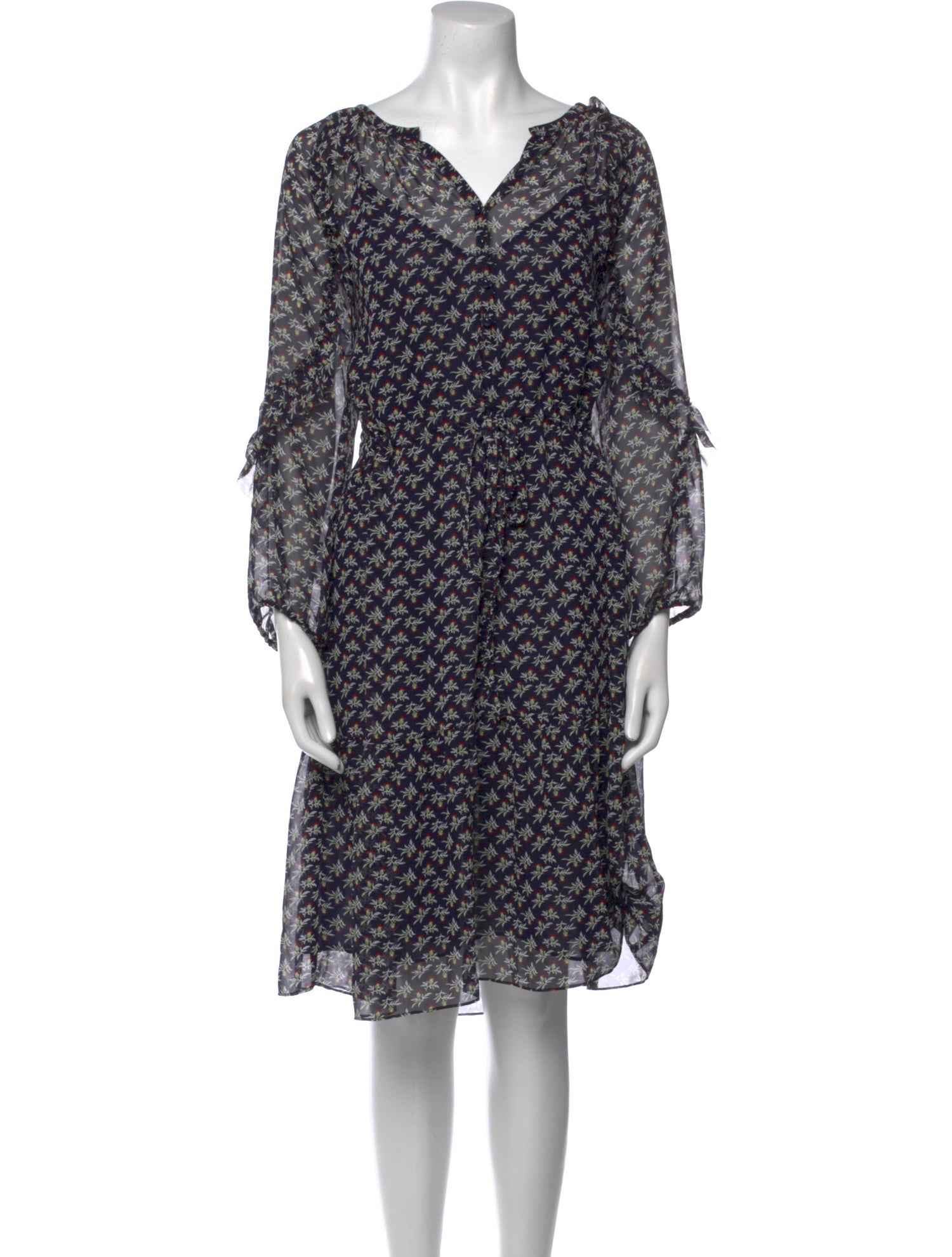 Gerard Darel Printed Knee-Length Dress