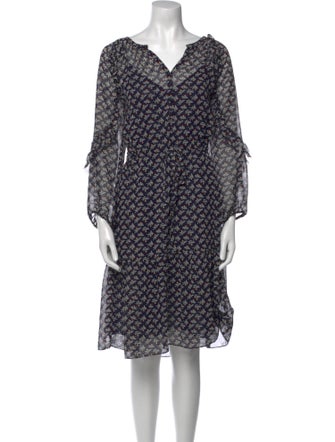 Gerard Darel Printed Knee-Length Dress