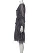 Gerard Darel Printed Knee-Length Dress
