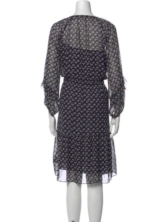Gerard Darel Printed Knee-Length Dress